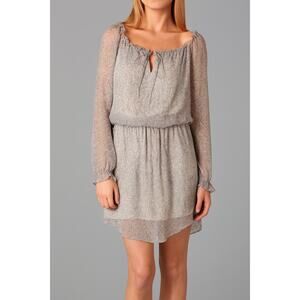 Haute Hippie 100% Silk Embellished Snake Print Dress – Size XS